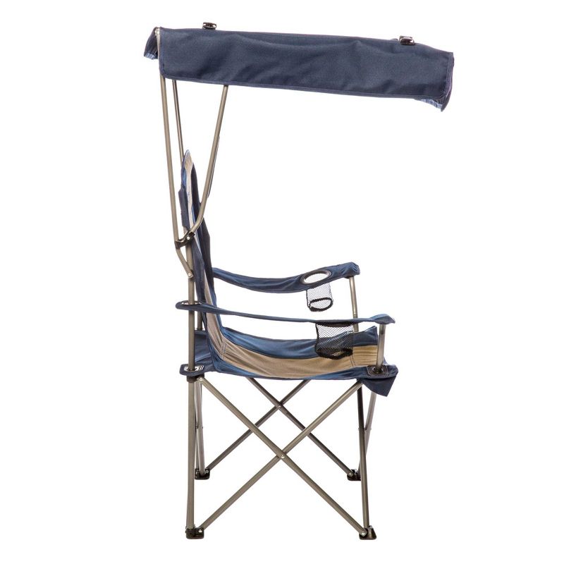 Kamp-Rite Outdoor Tailgating Camping Shade Canopy Folding Lawn Chair (2 Pack)