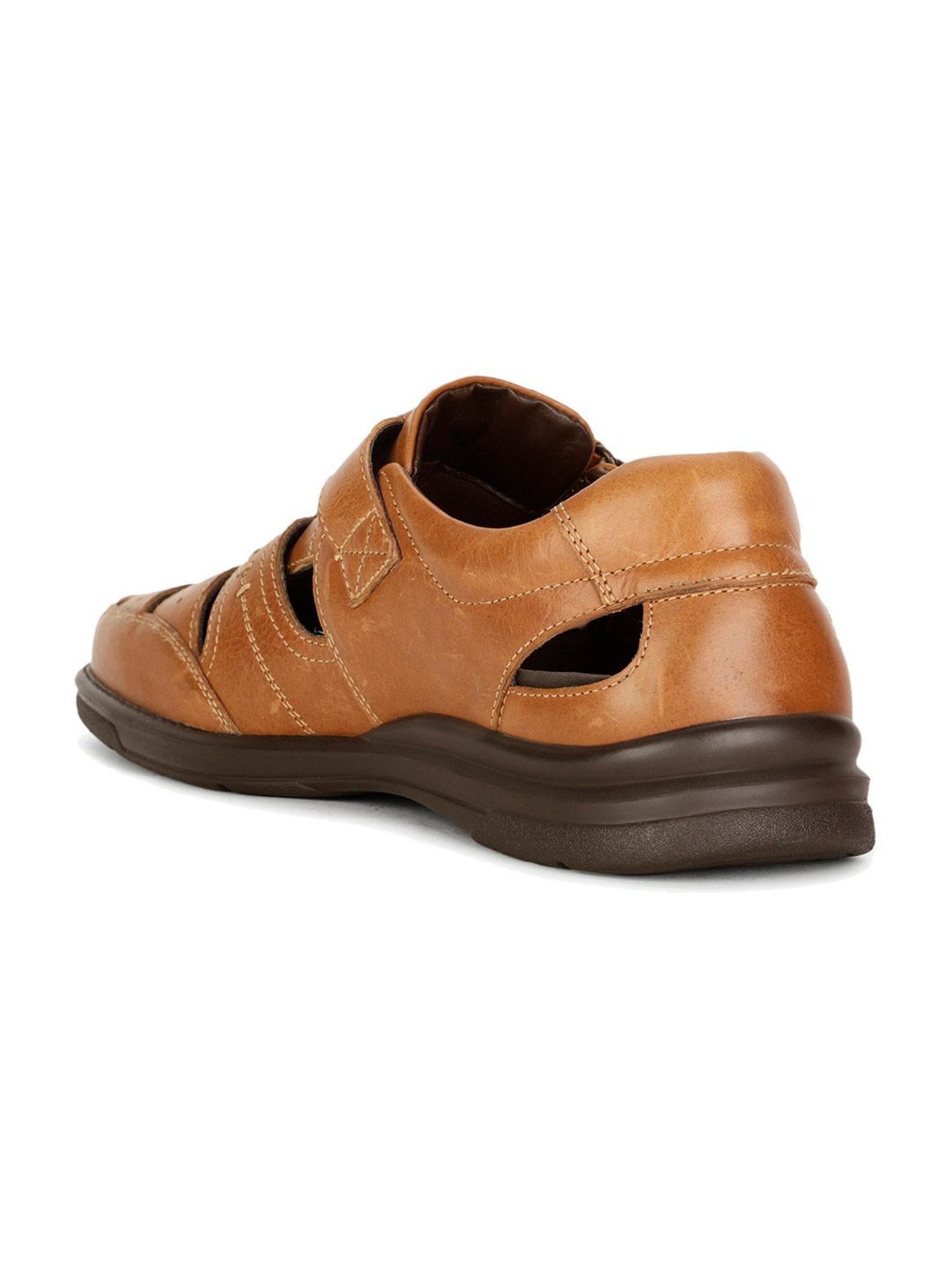 Scholl by Bata Men's JOSE FM Tan Fisherman Sandals