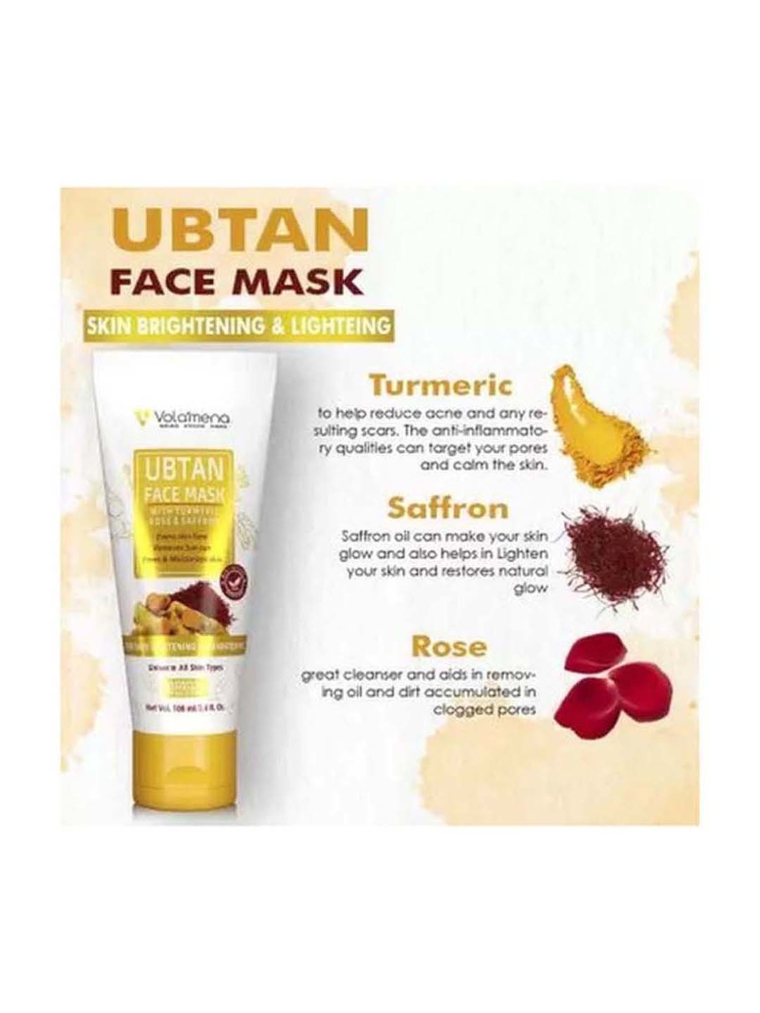 Volamena Ubtan Face Mask - 100 ml