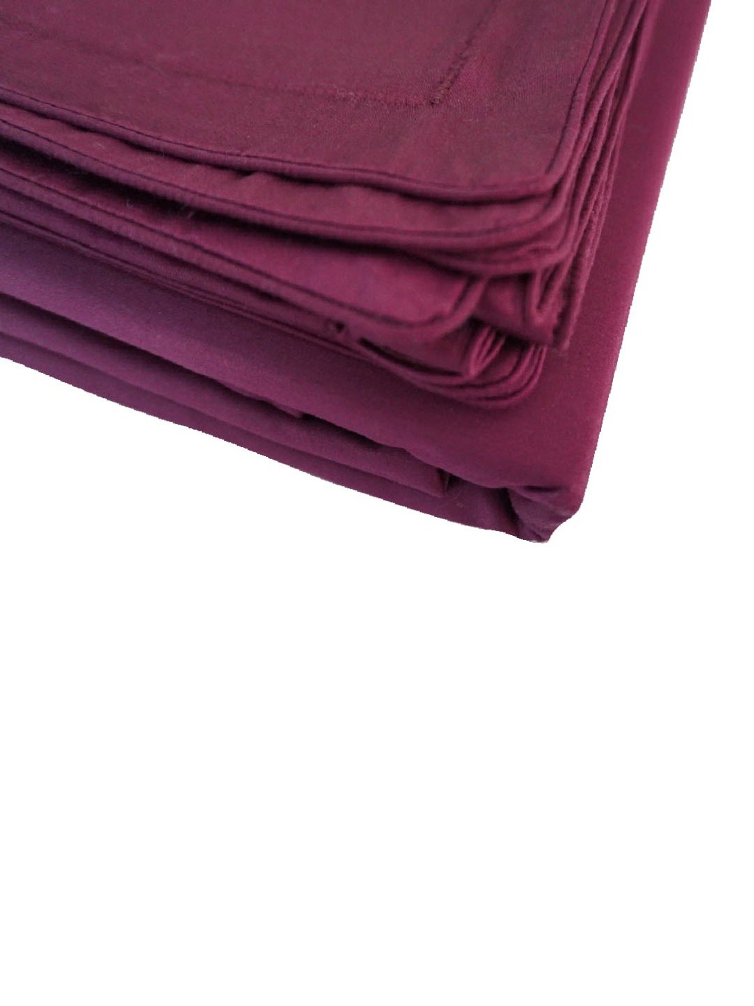 TARA Sparkling Homes Purple 300 TC Cotton King Bedsheet With 2 Pillow Covers