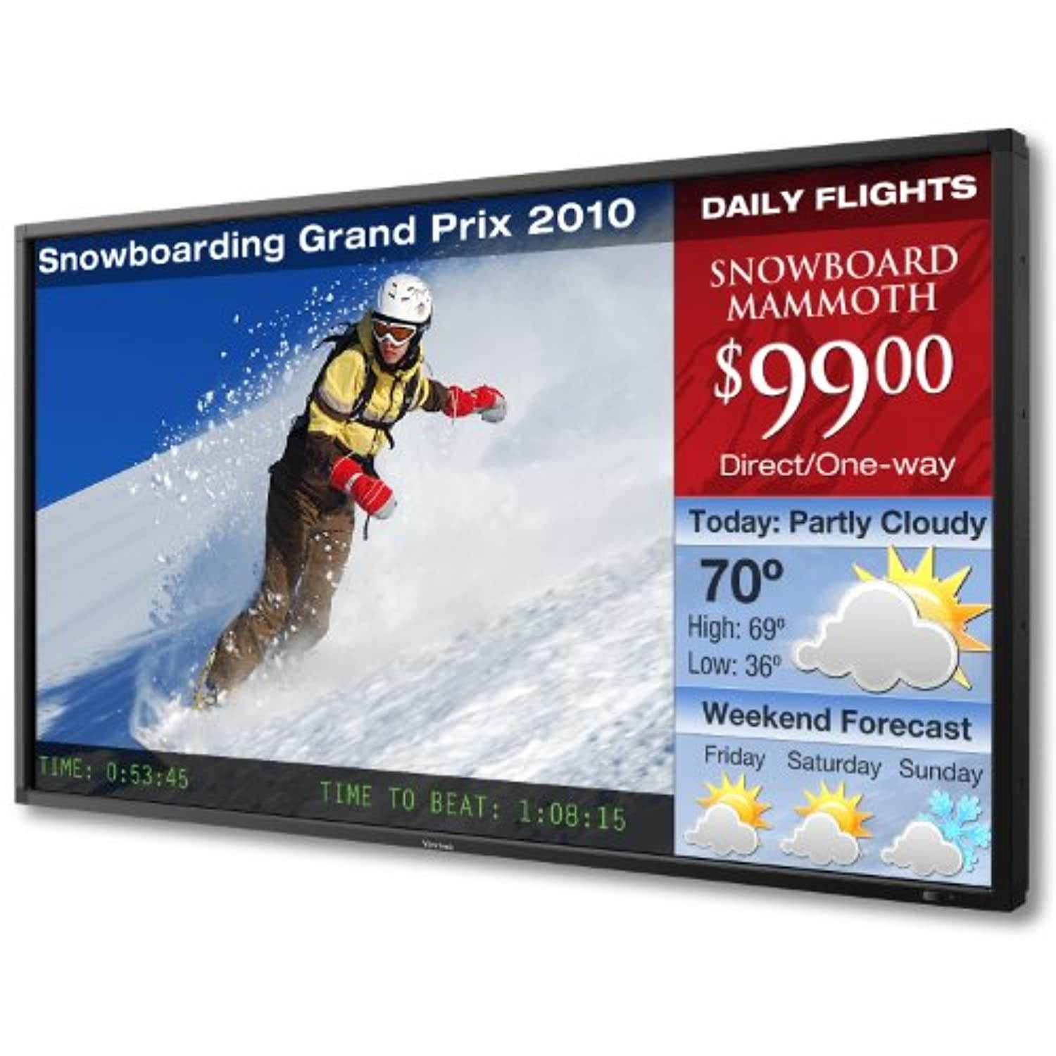 ViewSonic CD5233 Full HD Commercial Display 52-Inch (CD5233)