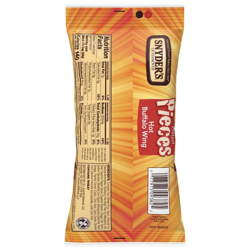 Snyder's of Hanover Hot Buffalo Wing Pretzel 1 pc - 3.25oz