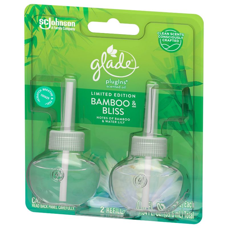 Glade Bamboo Bliss PlugIns Refill - 2ct