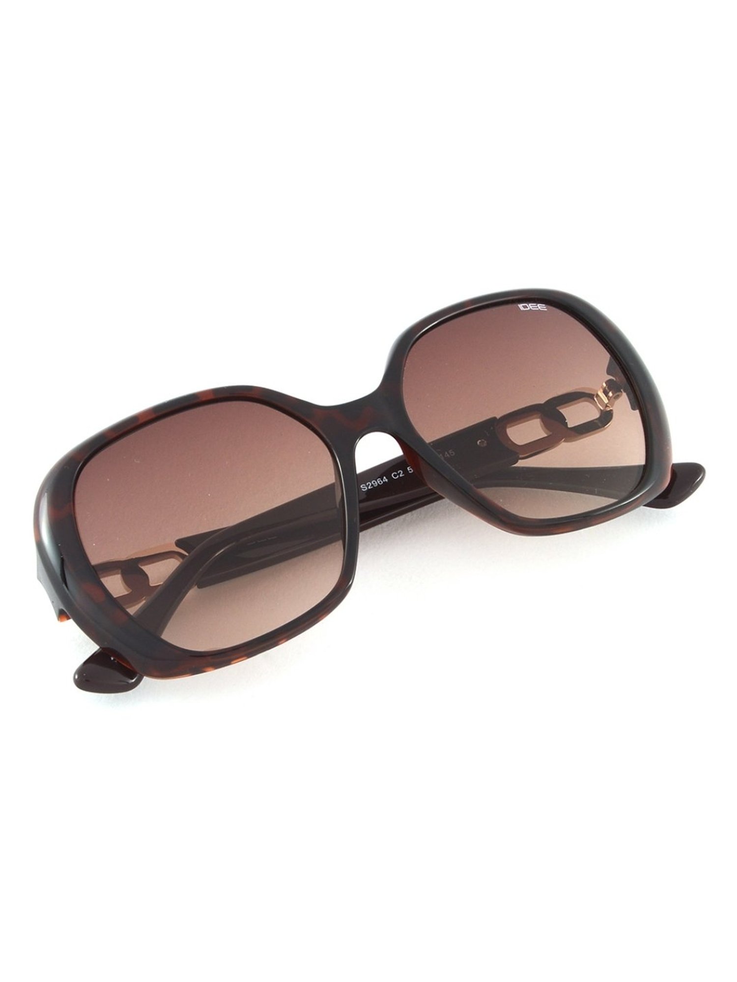 IDEE Brown Square UV Protection Sunglasses for Women