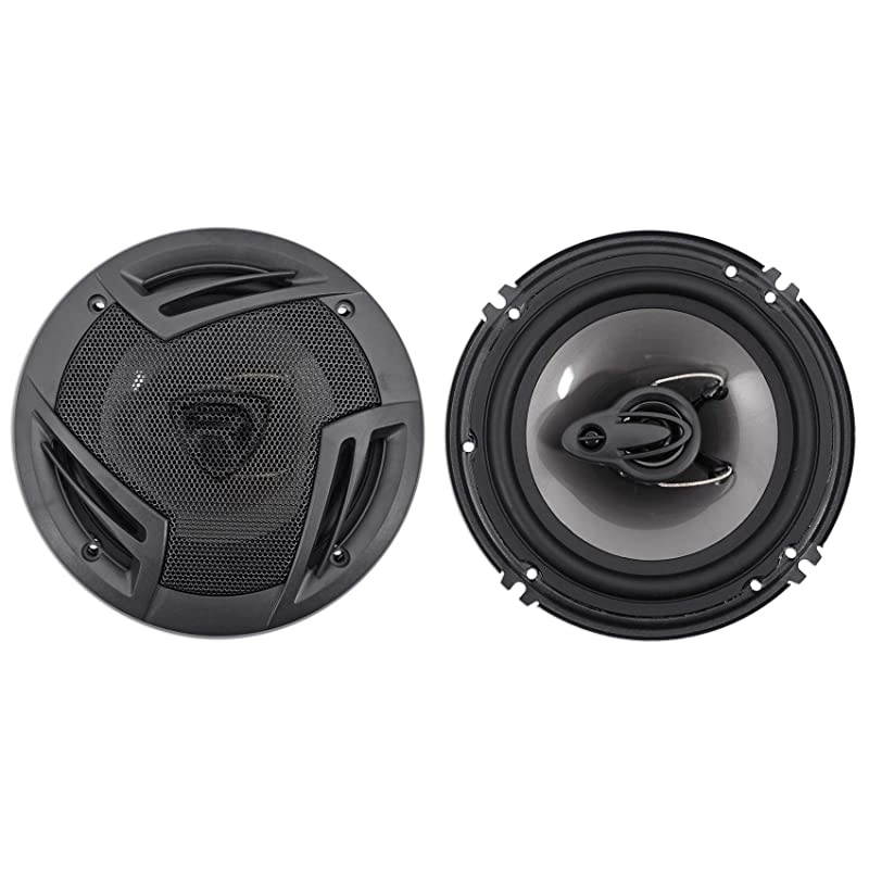 Pair  RV6.3A 6.5" 3-Way Car Speakers 750 Watts/140 Watts RMS CEA Rated