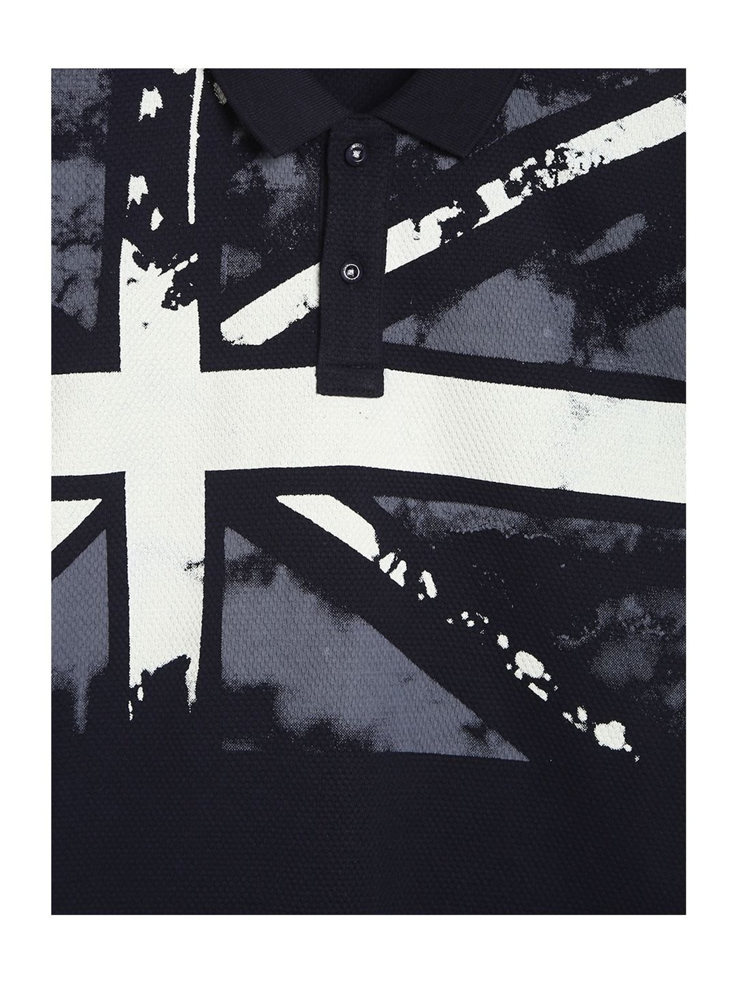 Li'l Tomatoes Kids Navy Cotton Graphic Print T-Shirt