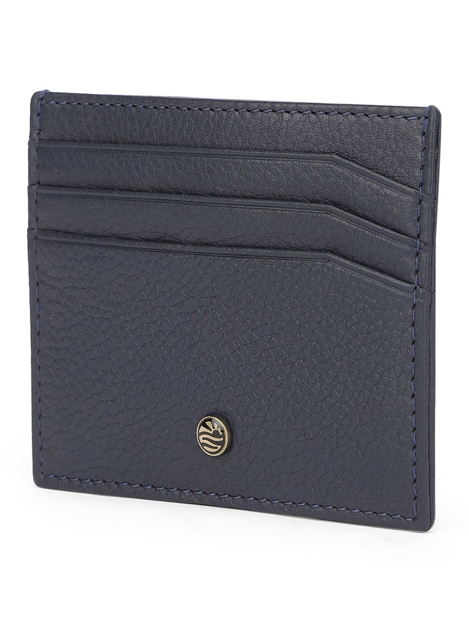 PERQUISITE CENTURION Navy Solid Card Holder