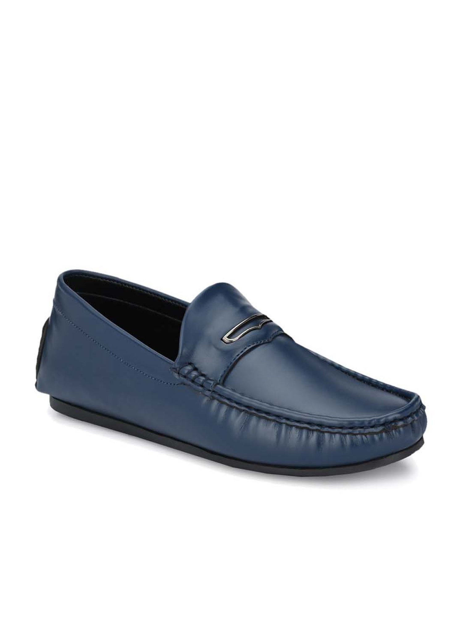 El Paso Men's Blue Casual Loafers