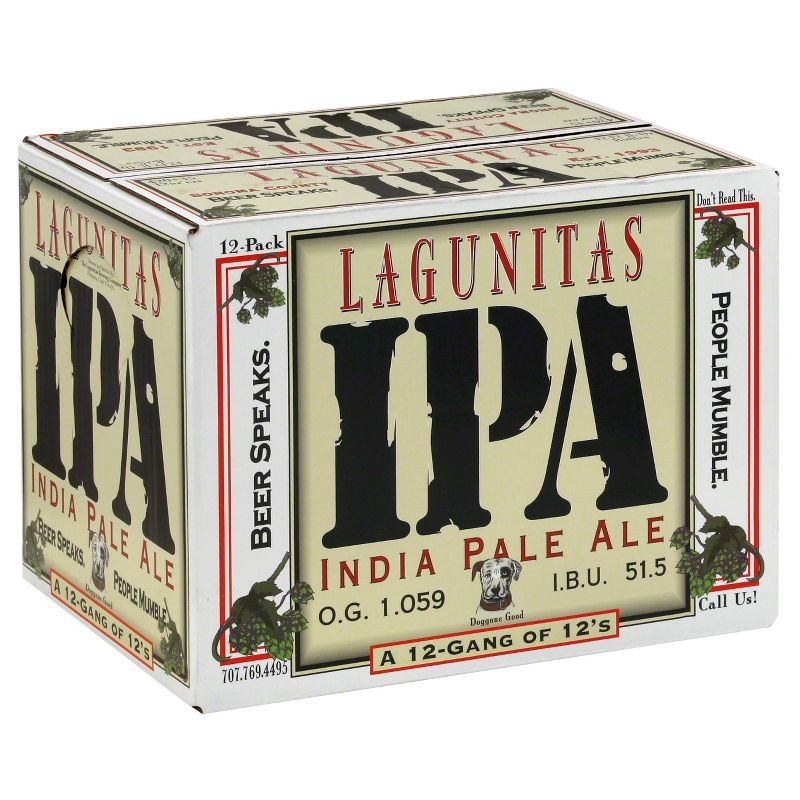 Lagunitas IPA Beer - 12pk/12 fl oz Bottles