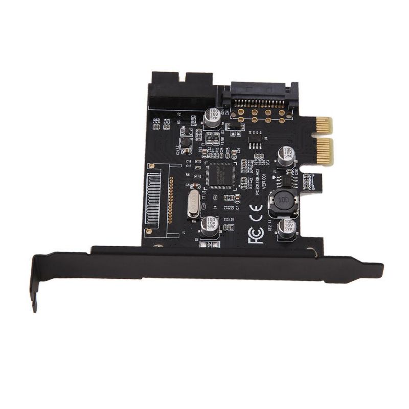PCI-E Express USB 3.0 19 pin Connector and 15-pin SATA Power Expansion Controlle