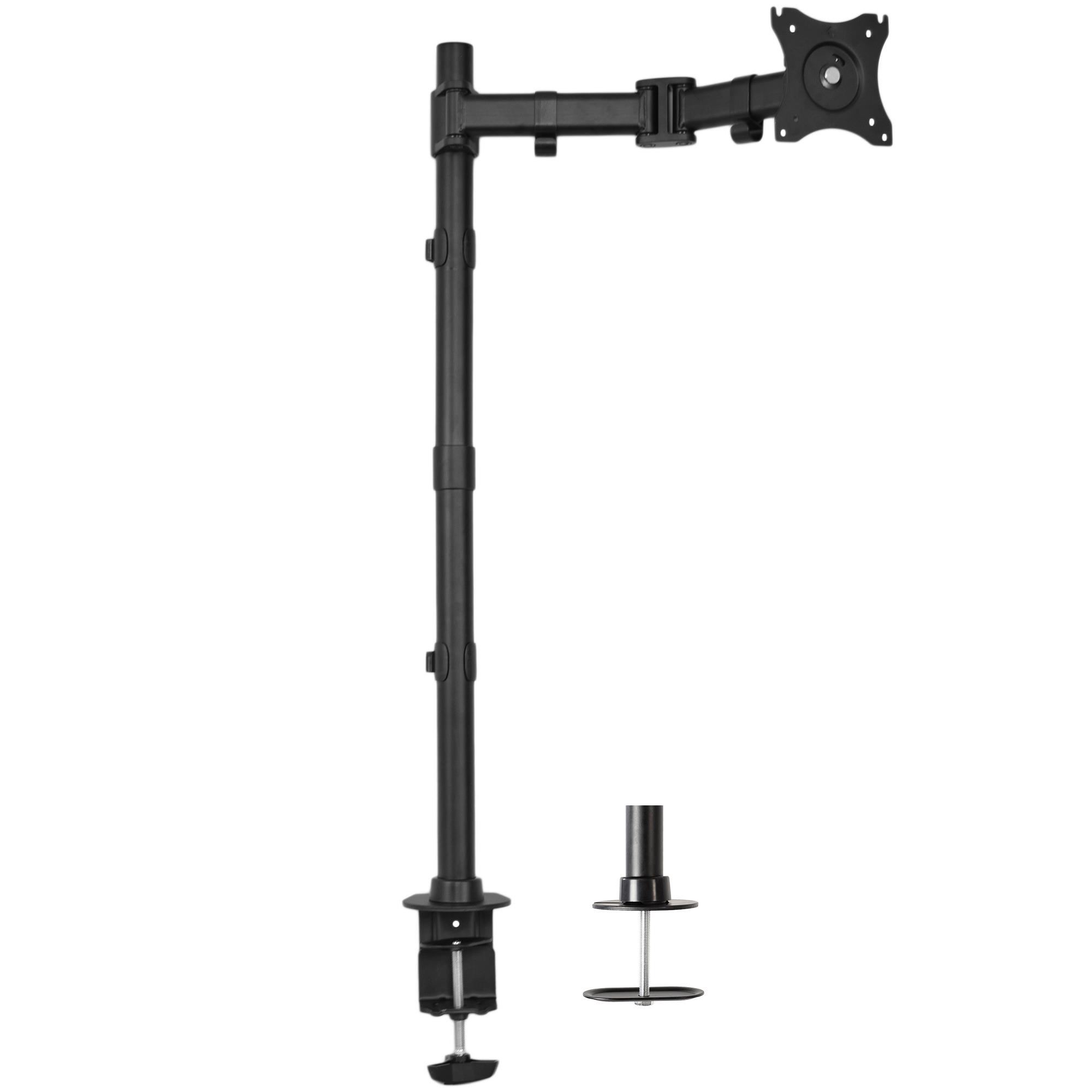 VIVO Single Monitor Desk Mount Extra Tall Fully Adjustable Stand for up to 32" Screen (STAND-V001T)