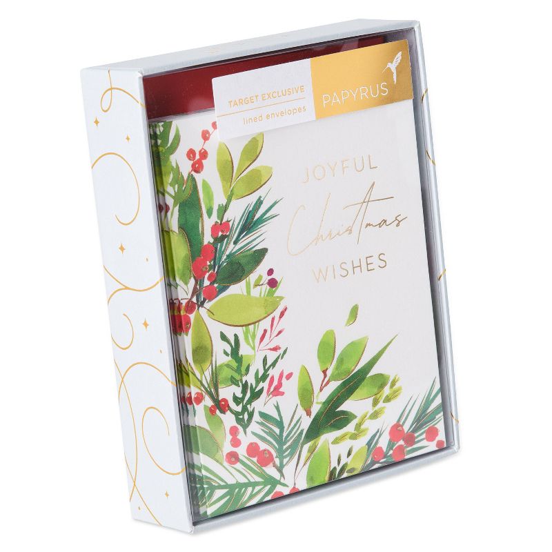 Papyrus Holly & Berries Card Pack