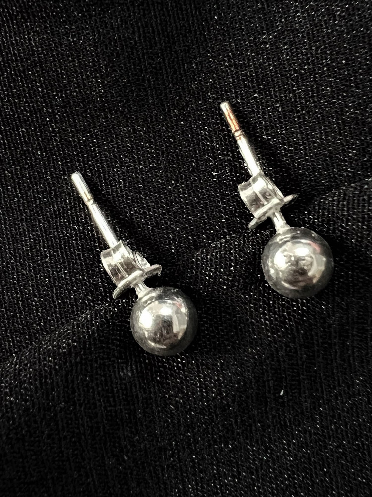 Arte Jewels 925 Sterling Silver Round Stud Earrings for Women & Girls