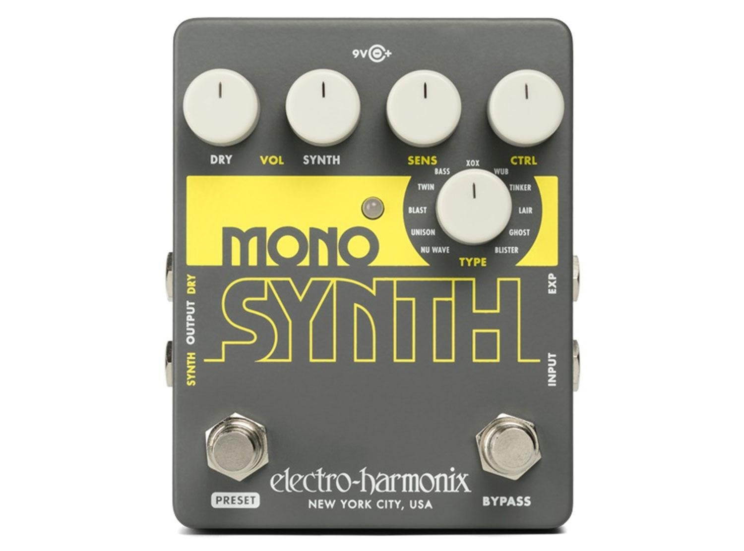 Electro-Harmonix Mono Synth Guitar Synthesizer Pedal