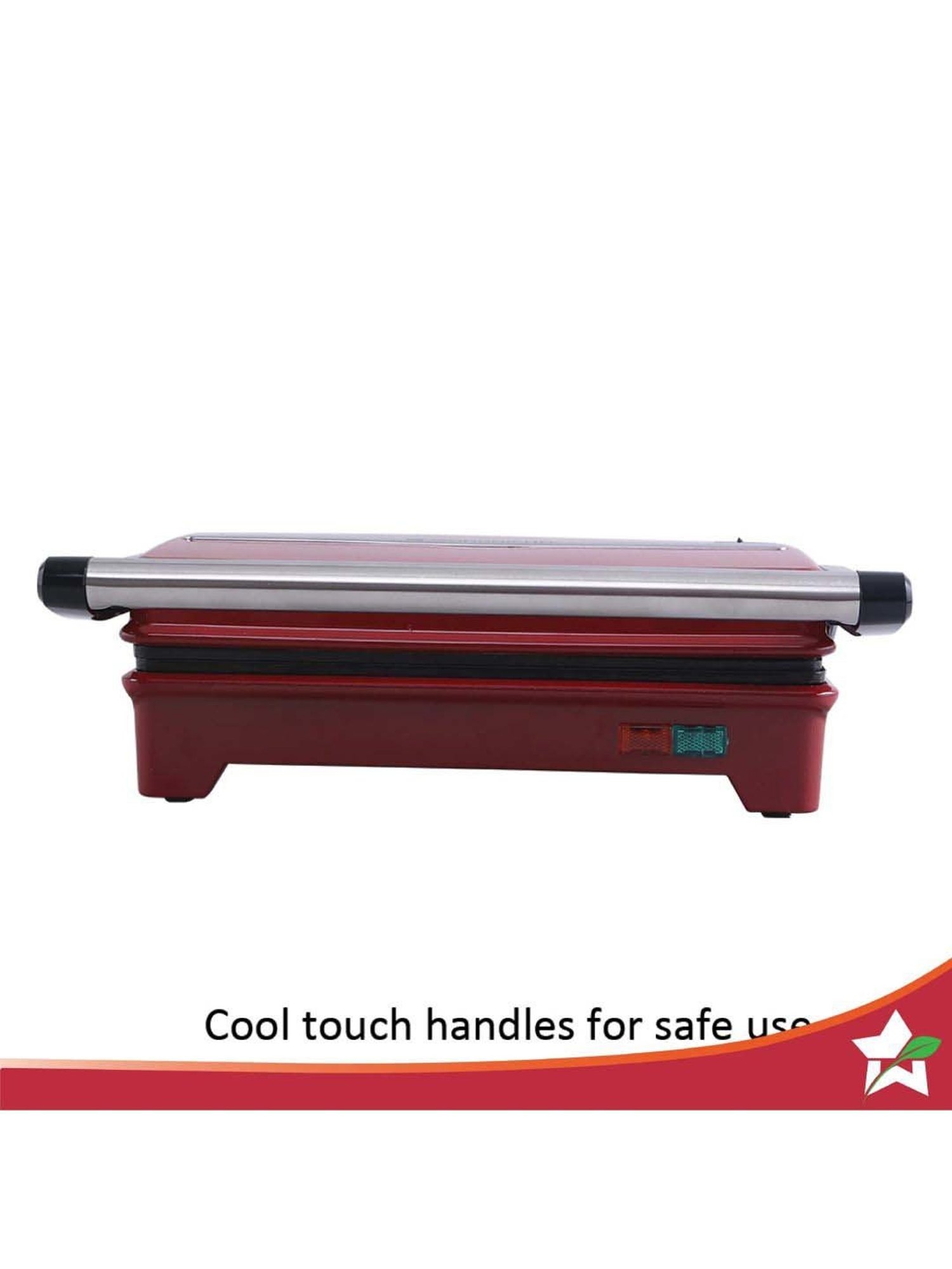 Borosil Sandwich Maker 2000W with Non stick coating (Black)