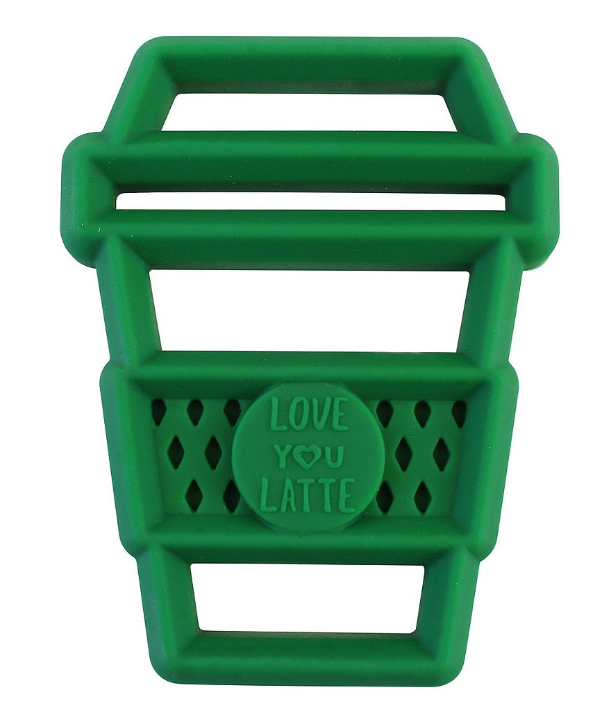 Itzy Ritzy Chew Crew Silicone Baby Teether - Latte