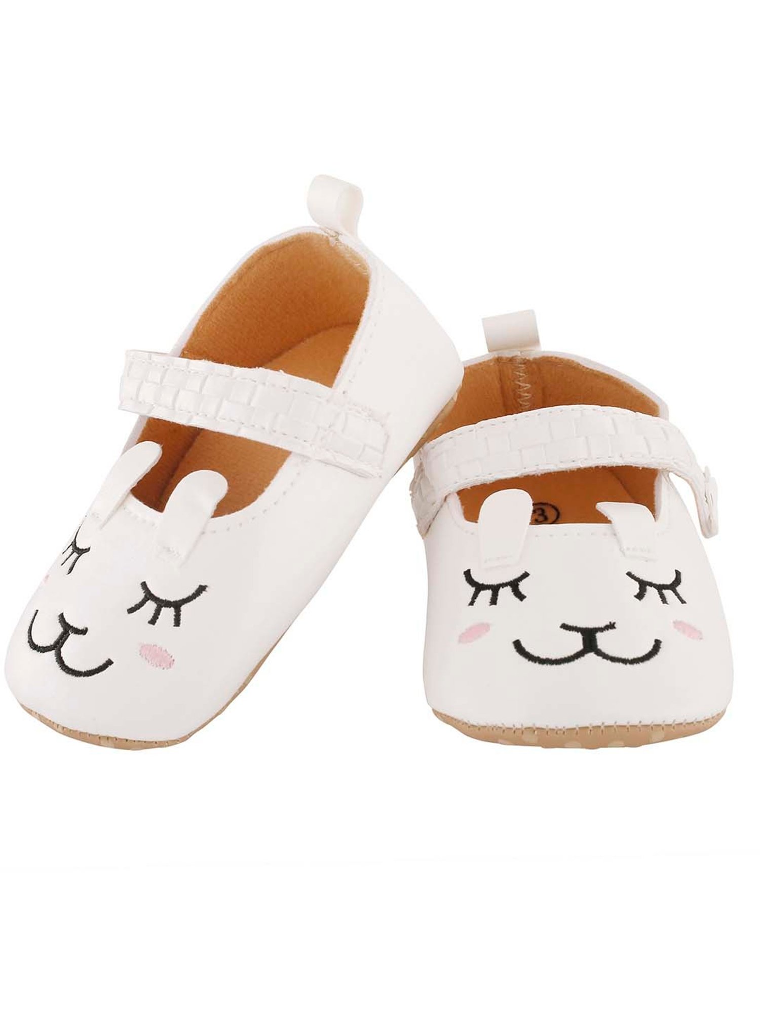 Baby Moo Kids White Mary Jane Shoes