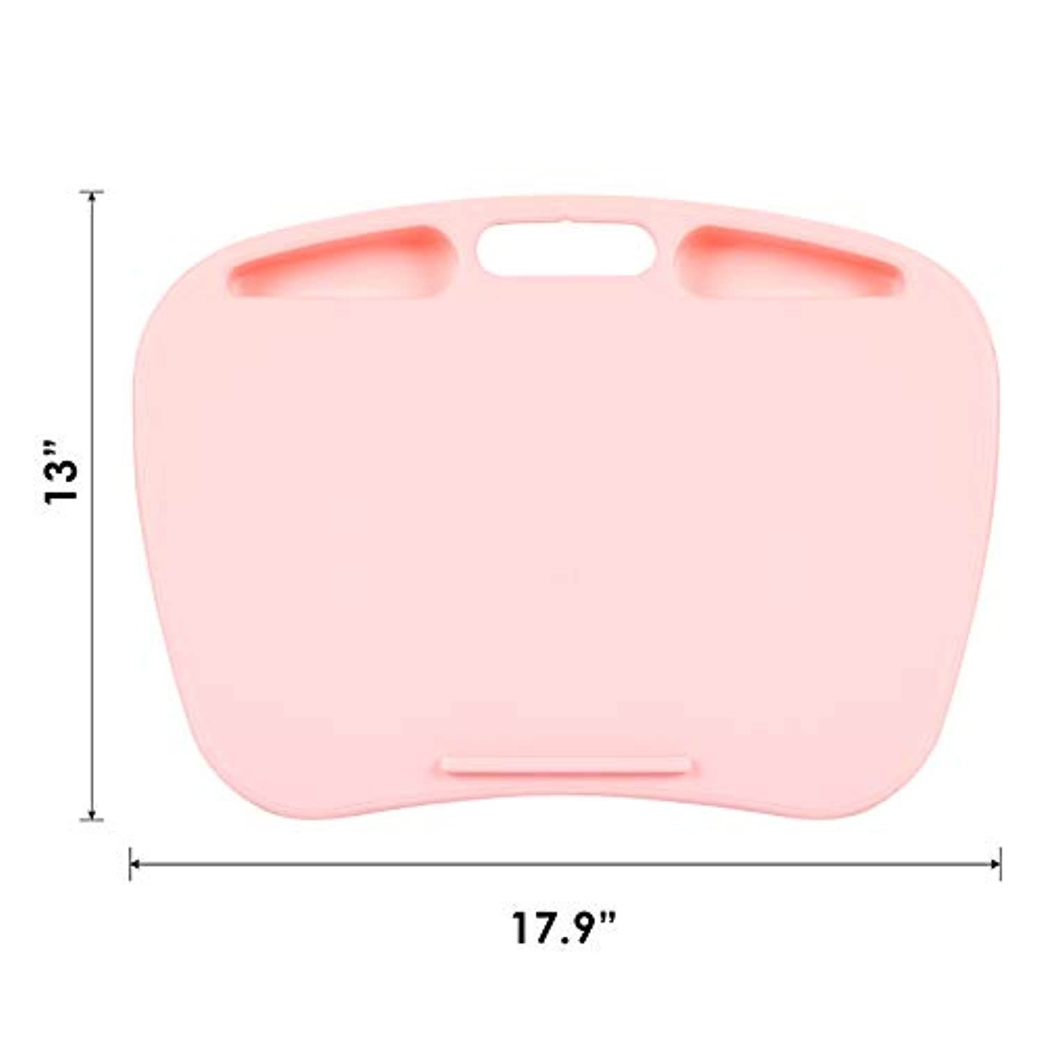 LapGear Mydesk Lap Desk with Device Ledge and Phone Holder - Rose Quartz - Fits Up to 15.6 Inch Laptops - Style No. 44444 (44444)
