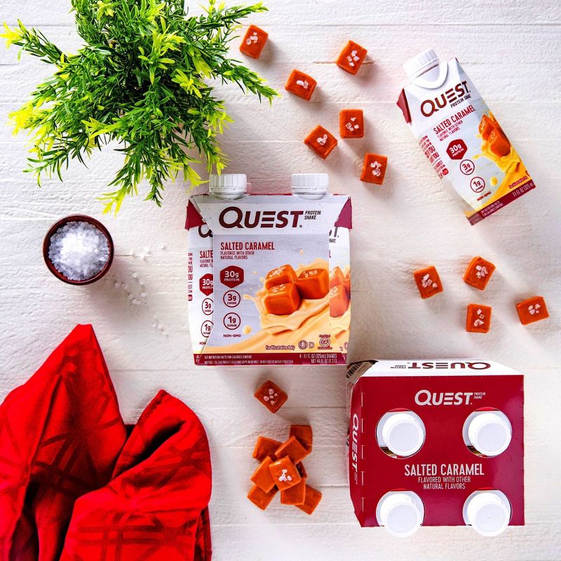 Quest Ready To Drink Protein Shake - Salted Caramel - 44 fl oz/4ct