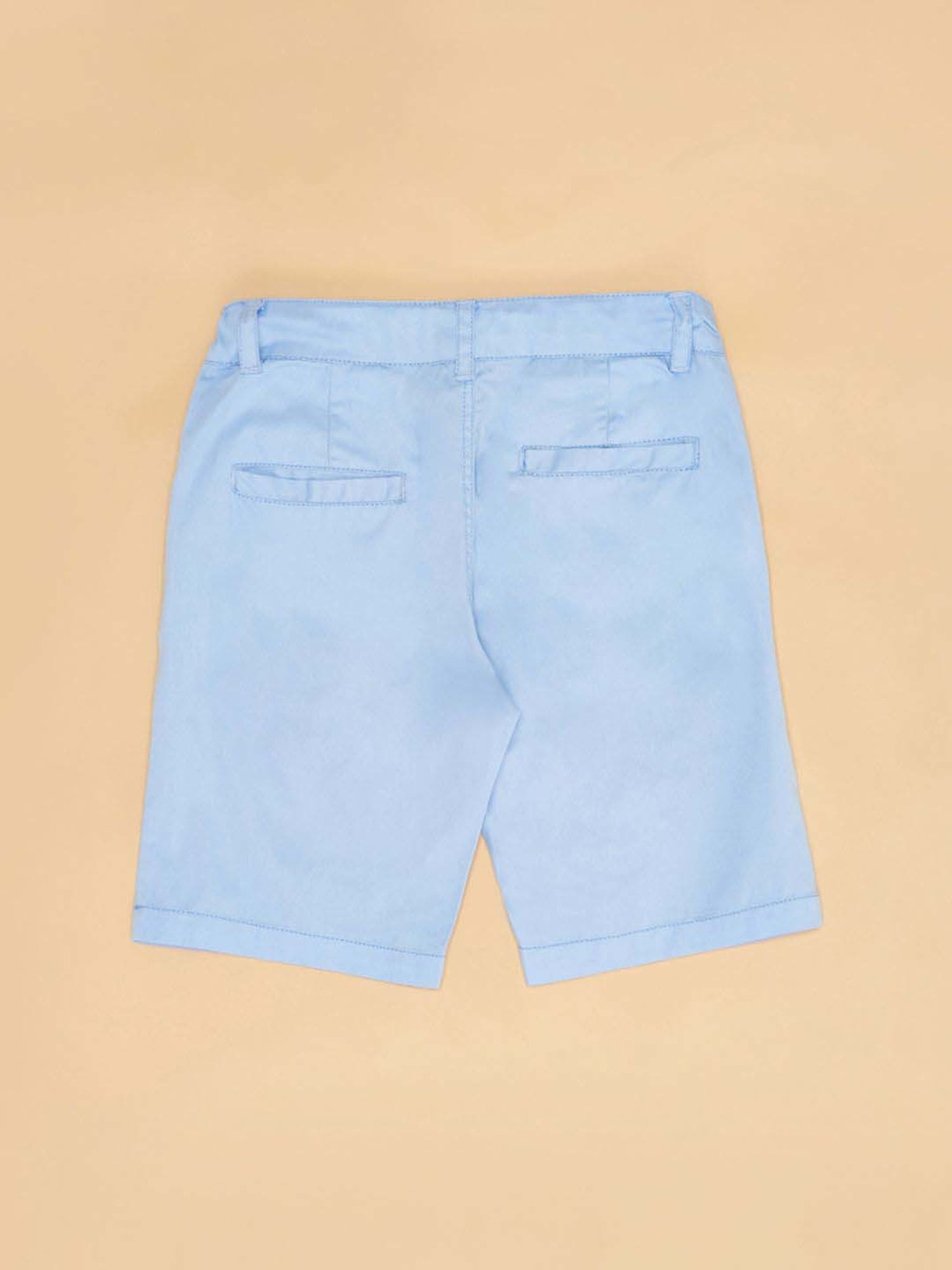 YU by Pantaloons Kids Blue Regular Fit Shorts