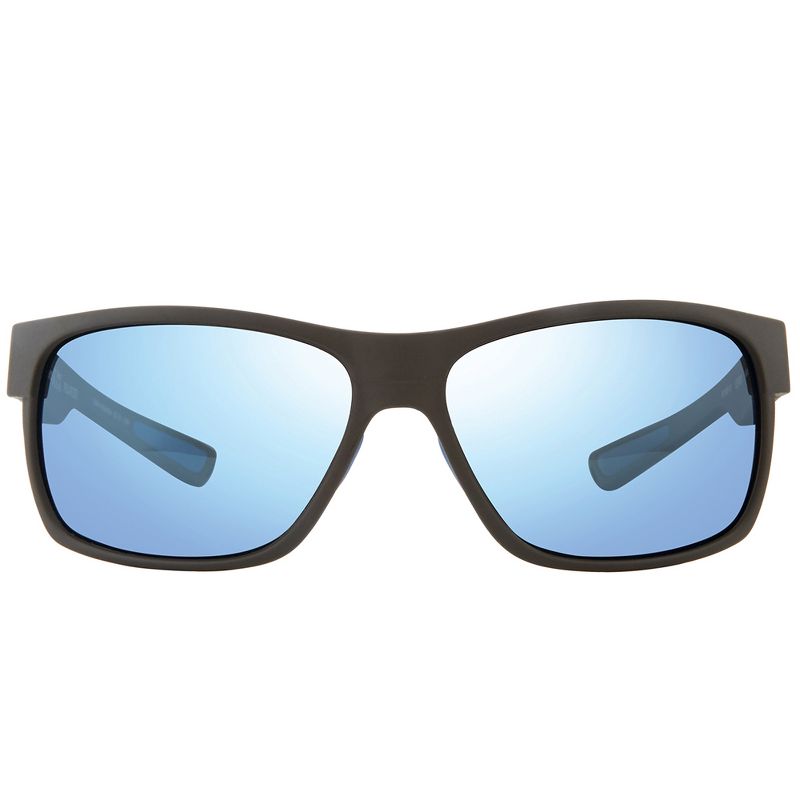 Revo Espen Bear Grylls RE 1097 01 BL Unisex Rectangle Polarized Sunglasses Matte Black 59mm