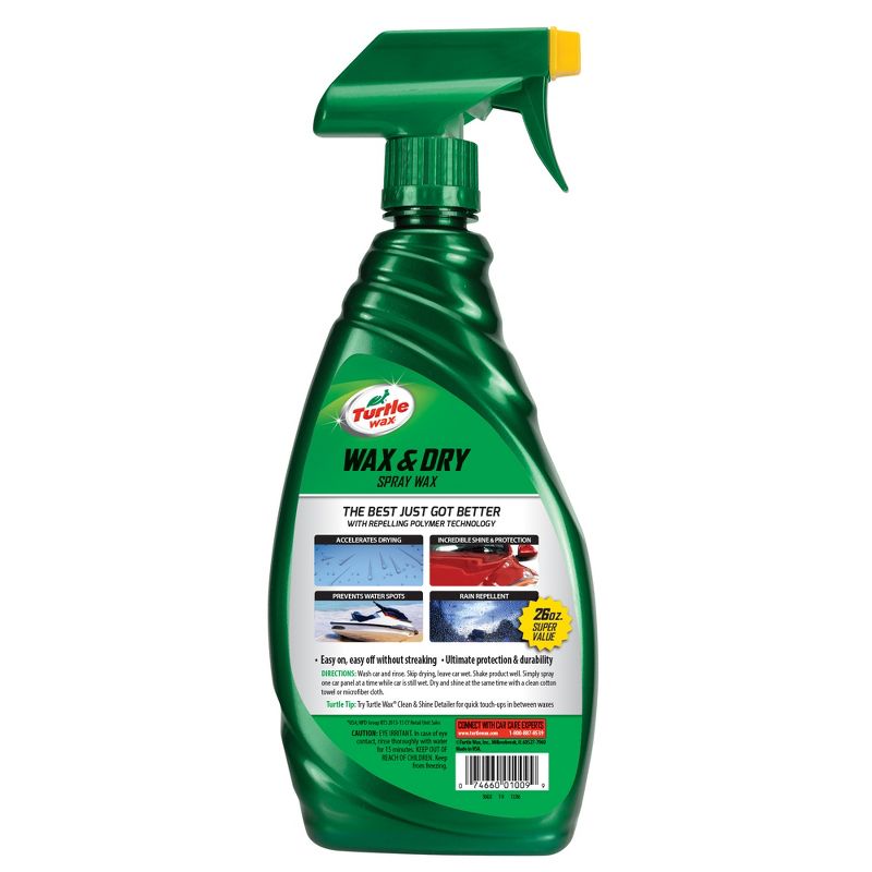 Turtle Wax Quick &Easy Wax & Dry 26 fl oz