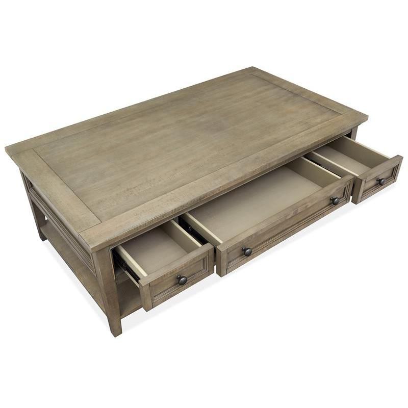 Magnussen T4805 Paxton Place Rectangular Cocktail Table w/Casters