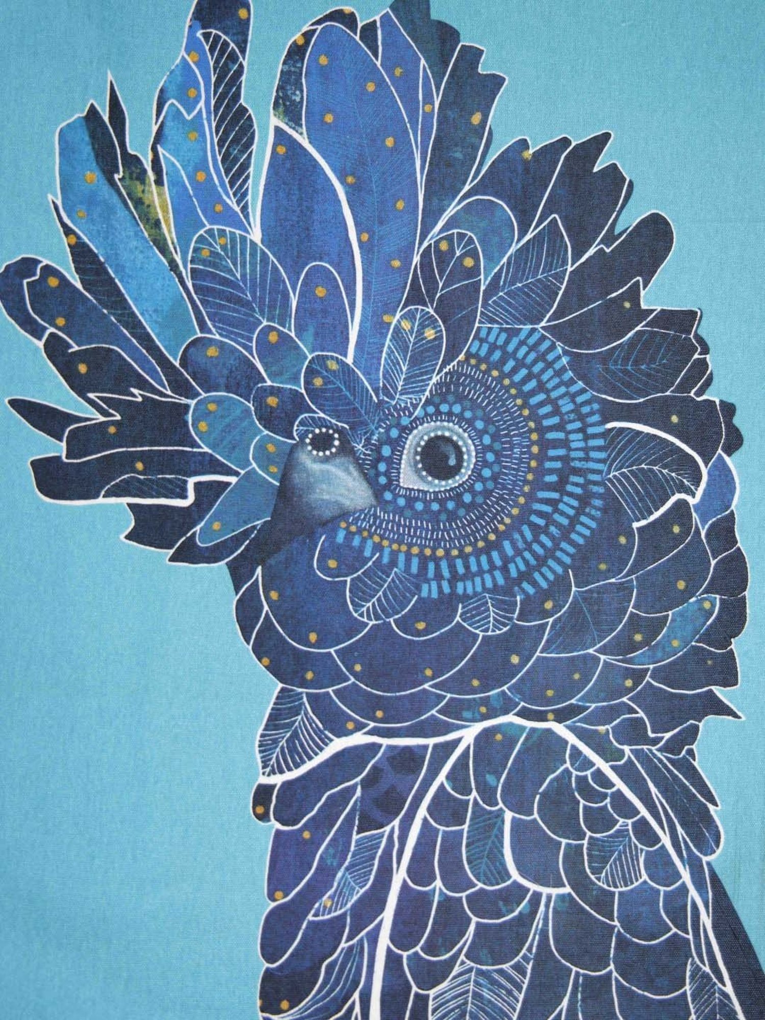 Ariana Aqua Cotton Kitchen Apron