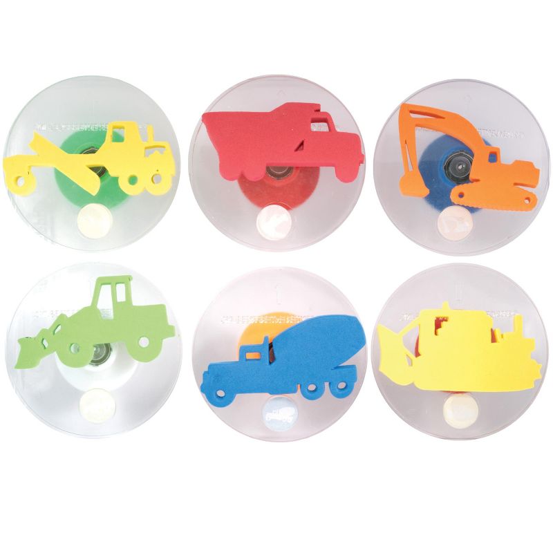 Ready 2 Learn Giant Stampers - Construction Vehicles - Set of 6