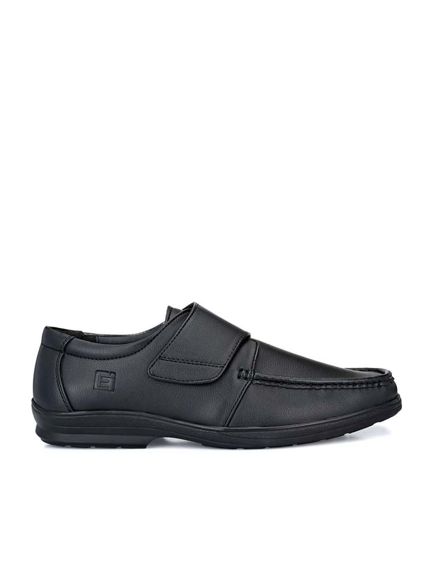 Eego Italy Men's Black Formal Loafers