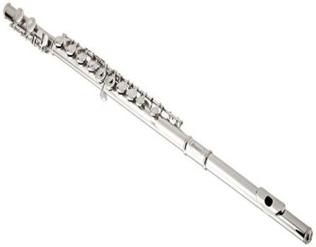 merano nickel silver color flute for student band beginners