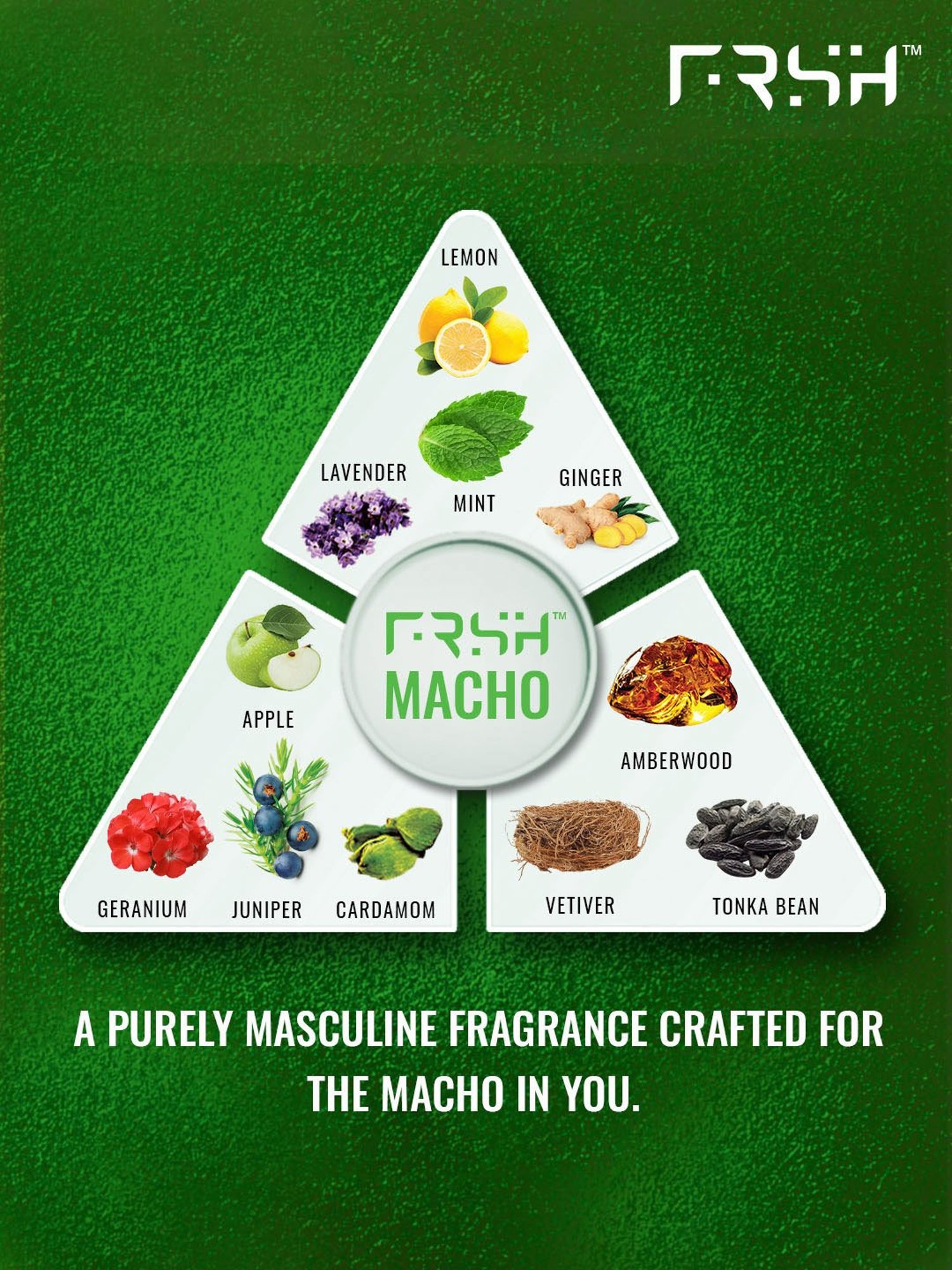 FRSH Dedorant Body Spray Macho - Pack of 2