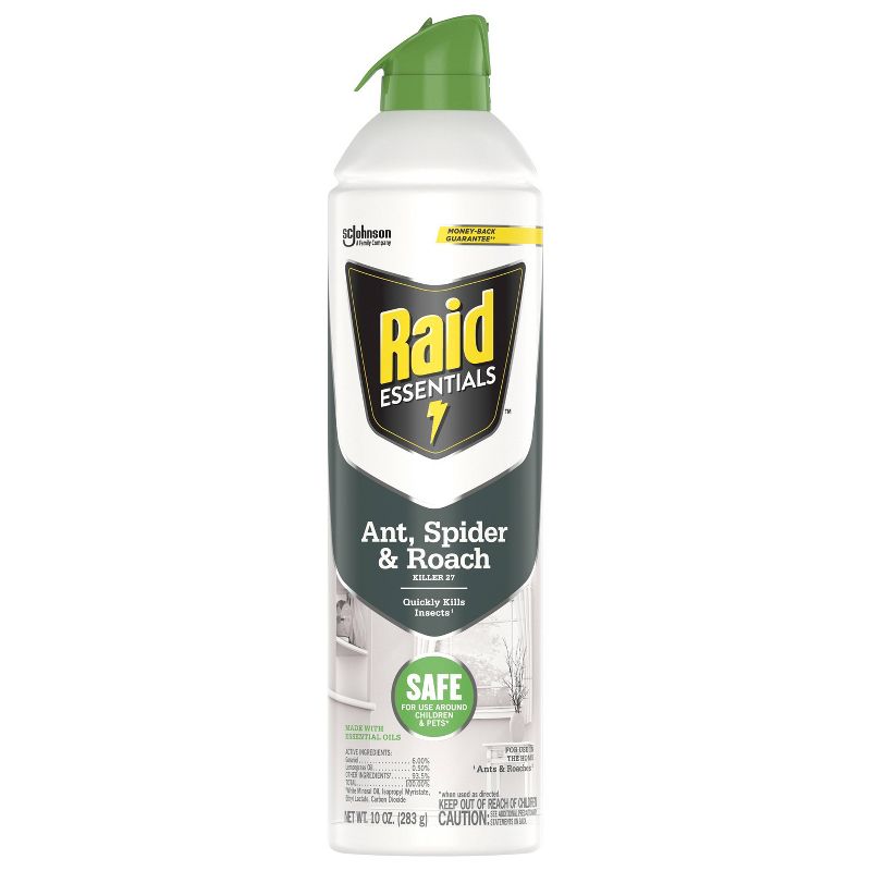 Raid Essentials Ant, Spider & Roach Killer 27 Aerosol - 10oz