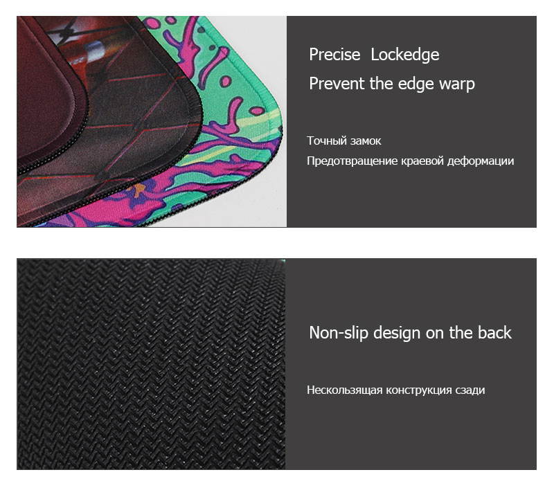 HISPETECH 80X30cm Hexagon Large Gaming Mouse Pad Locking Edge Natural Rubber Keyboard Mouse Mat Anti-slip PolygonTexture PC Keyboard Desk Pad XL