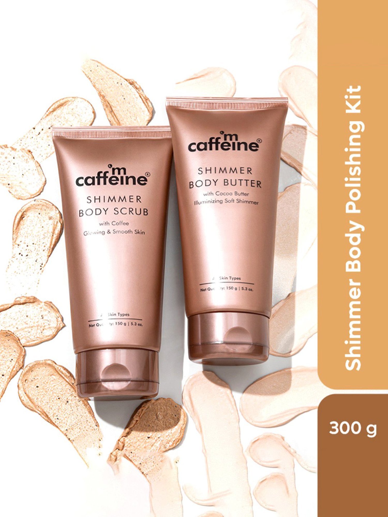 mCaffeine Shimmer Body Polishing Kit