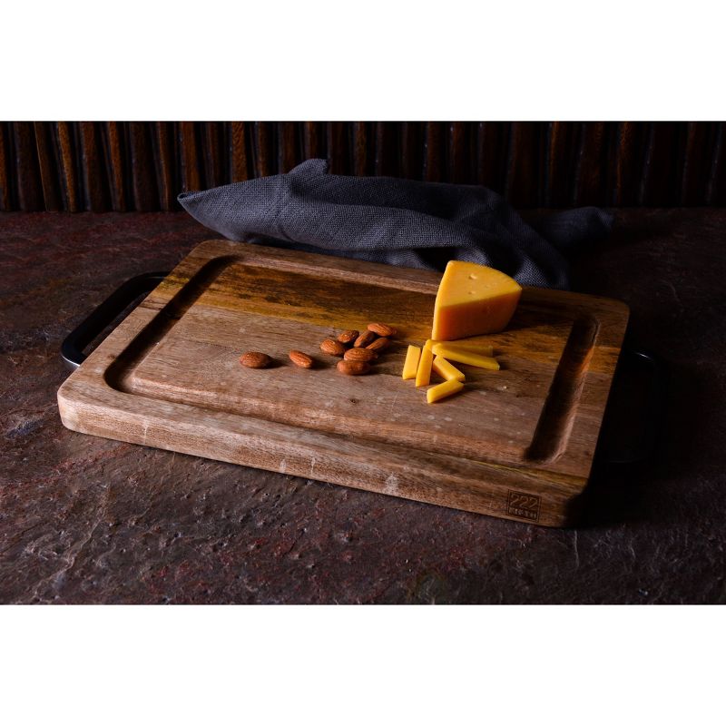 14" x 10" Mango Wood Santoni Cutting Board - 222 Fifth