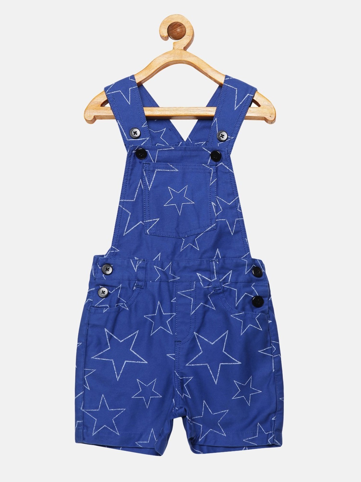 Juniors by Lifestyle Kids Mid Blue Cotton Casual Coordinate Set