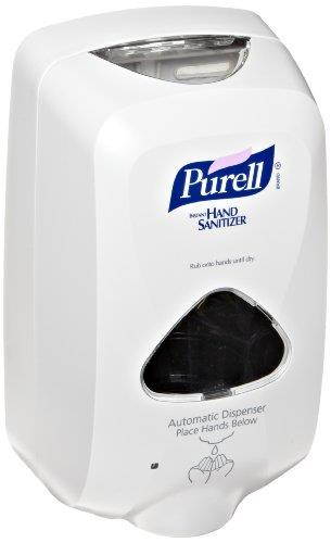 PURELL TFX Touch Free Dispenser, 1200ml, 6-1/2w x 4-1/2d x 11-1/4h, Gray