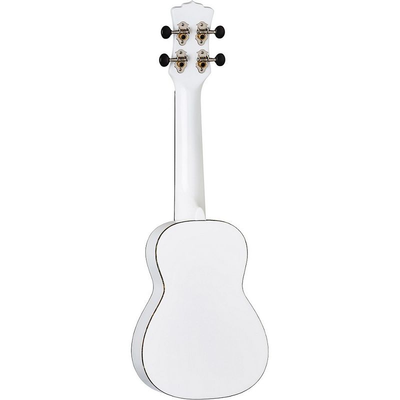 Luna Guitars Hau Snow Soprano Ukulele White