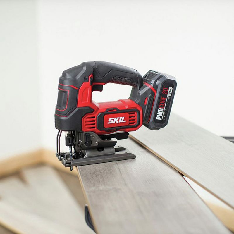 Skil JS820202 PWRCore 20 20V Brushless Lithium-Ion Cordless Jig Saw Kit (2 Ah)