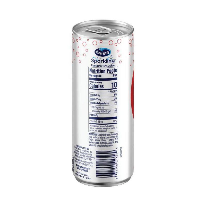 Ocean Spray Sparkling Diet Cranberry - 4pk/11.5 fl oz Cans