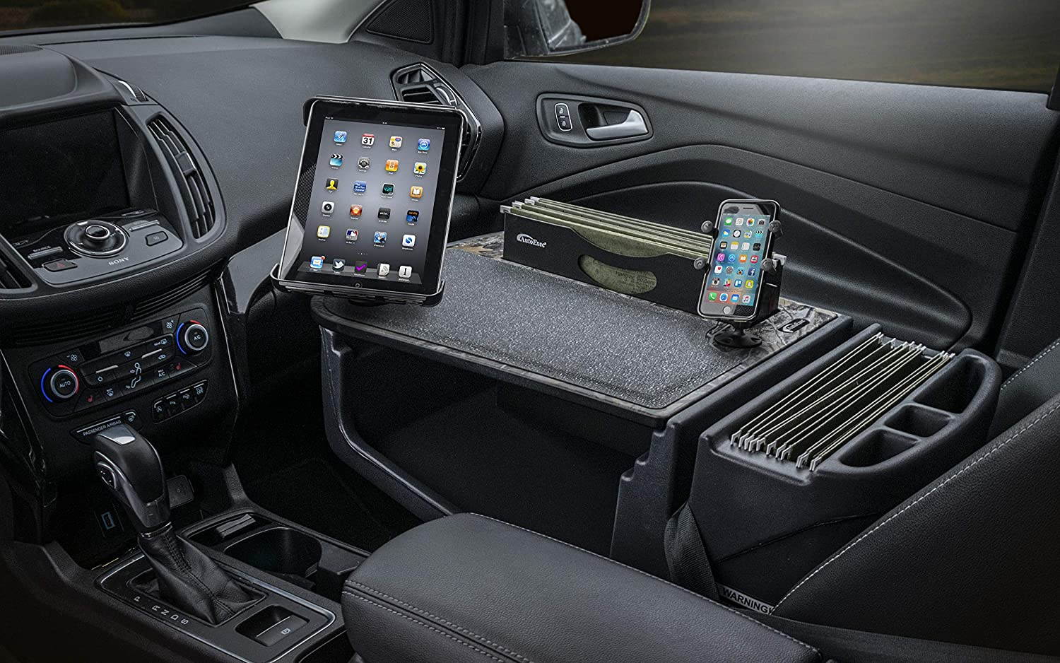 AutoExec AUE29900 Efficiency FileMaster Car Desk Realtree Edge Camouflage with Phone Mount and Tablet Mount
AESFile-03 Tablet