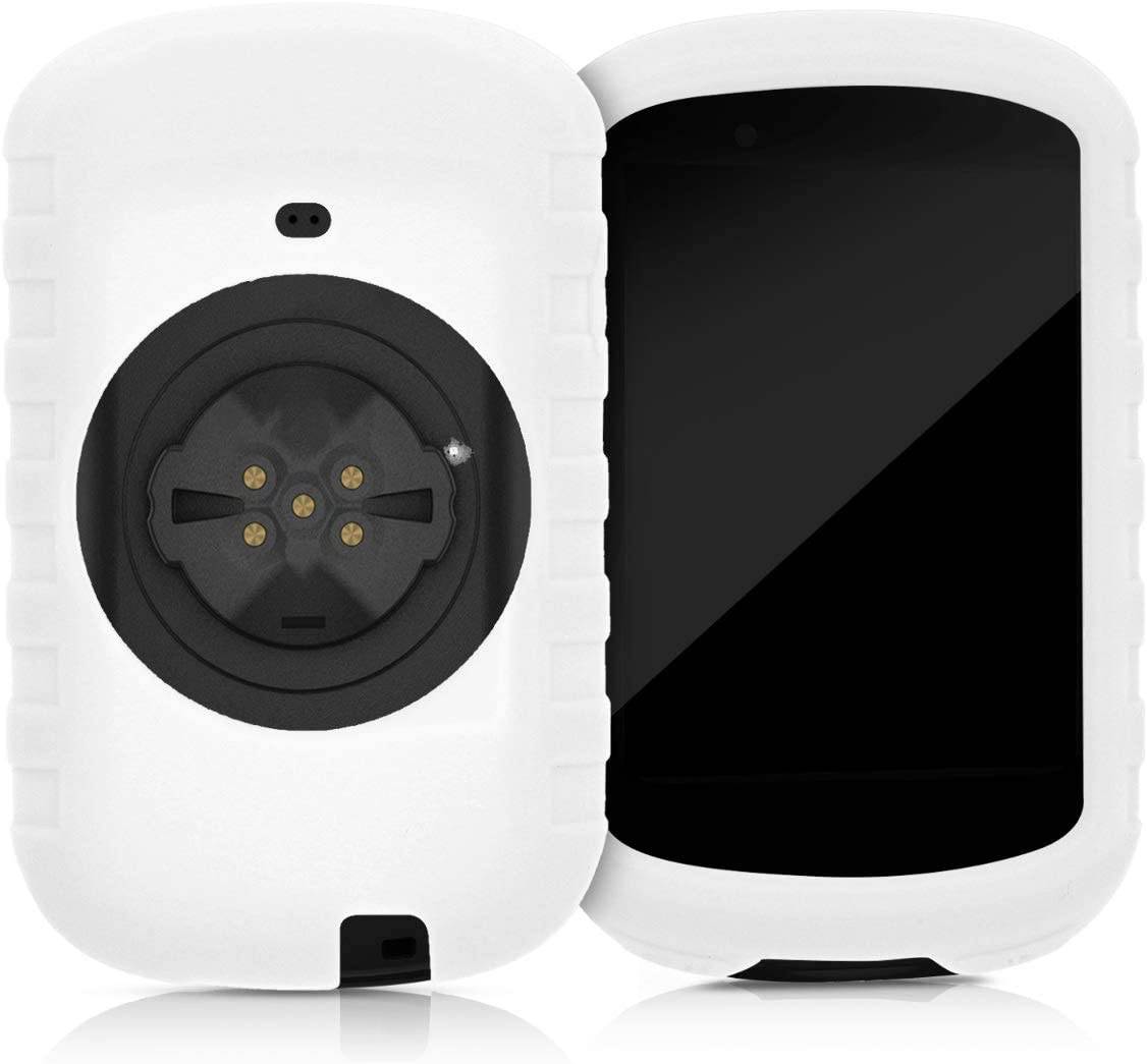 kwmobile Case Compatible with Garmin Edge 830 - Soft Silicone Bike GPS Navigation System Protective Cover - Black