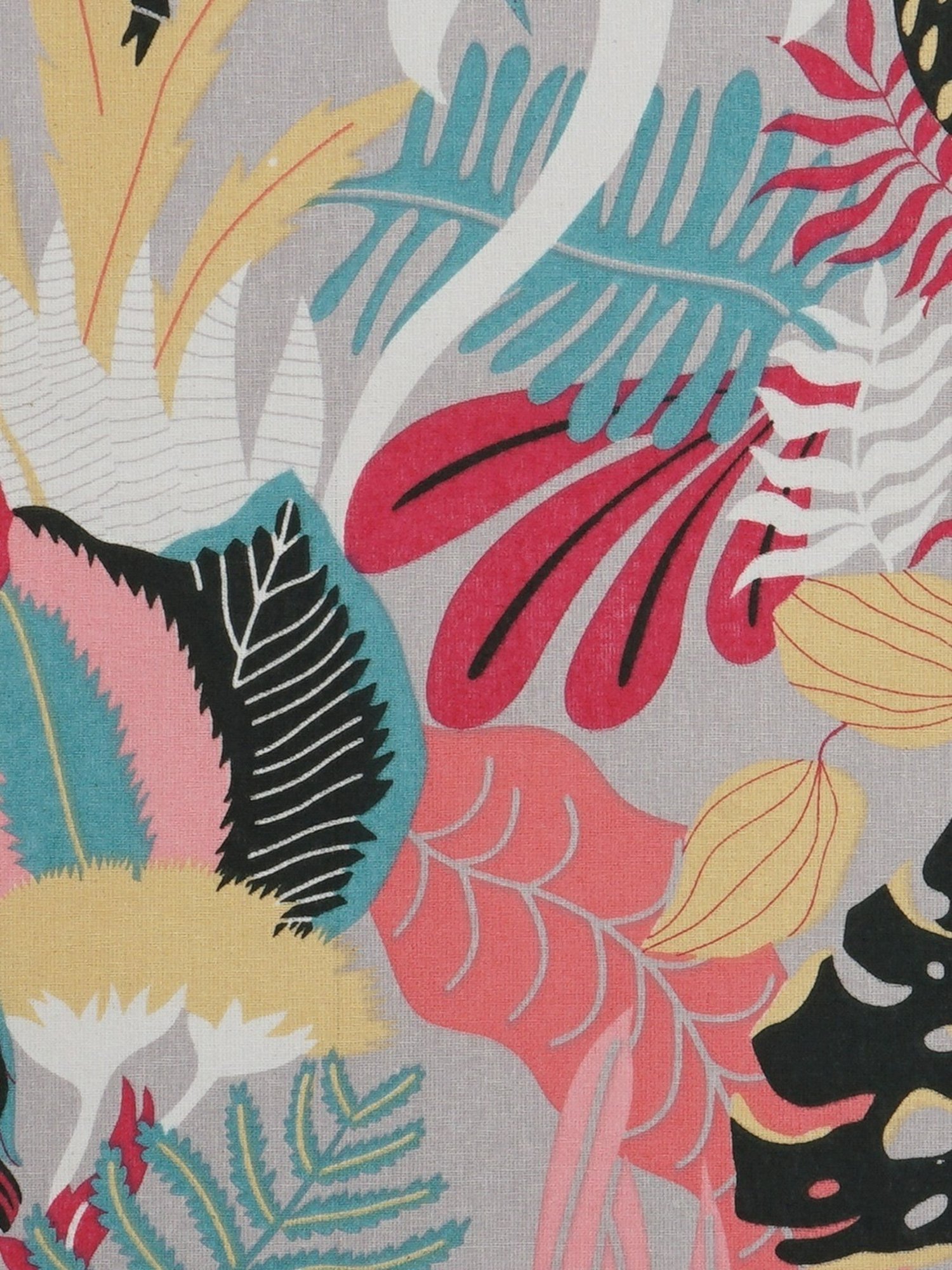 SEJ by Nisha Gupta Floral Pink 144 TC Cotton Double Bed Sheet with 2 Pillow Covers