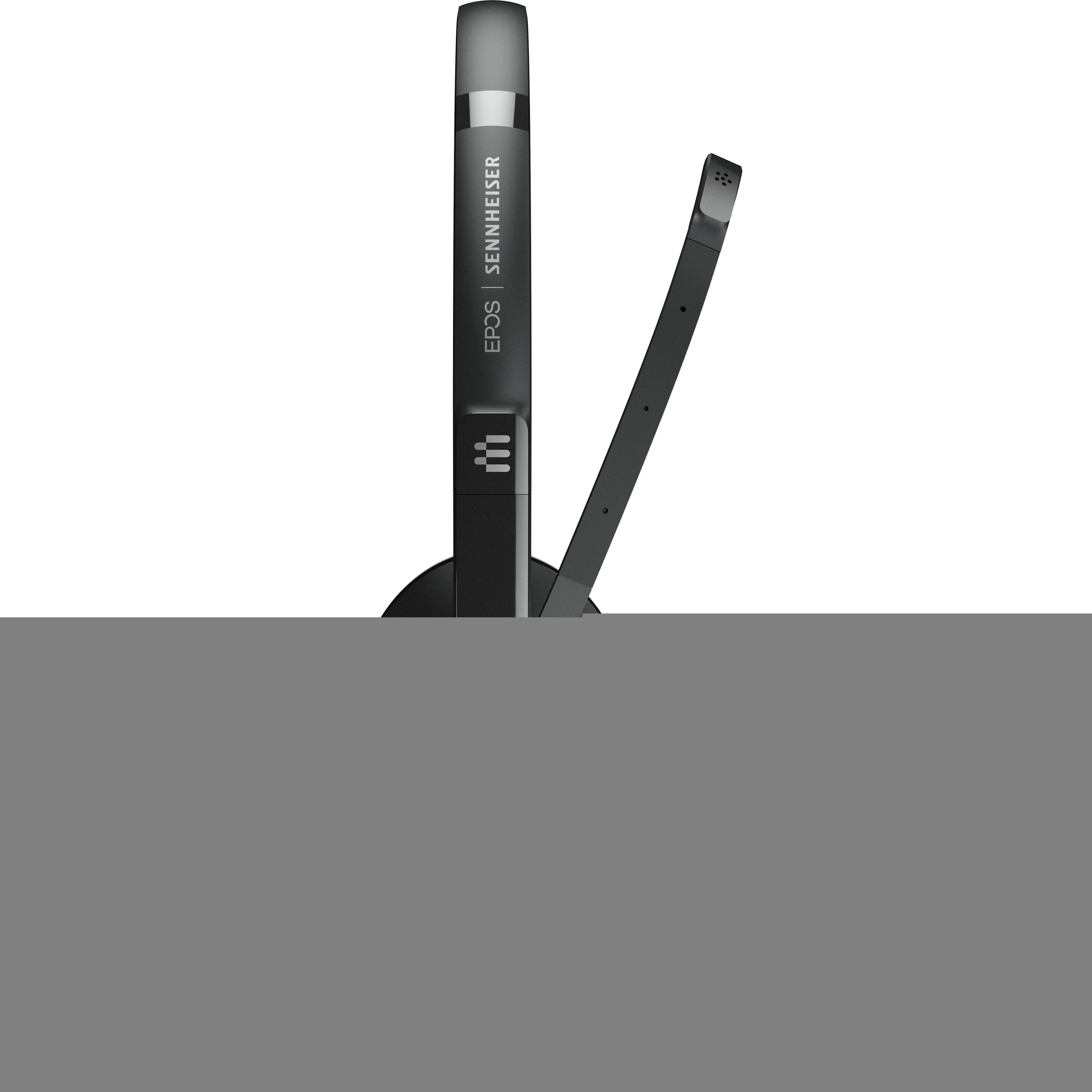 EPOS | SENNHEISER ADAPT 135 II Headset - Stereo - Mini-phone (3.5mm) - Wired - 20 Hz - 20 kHz - On-ear - Monaural - 3.67 ft Cable - Noise Canceling - Black