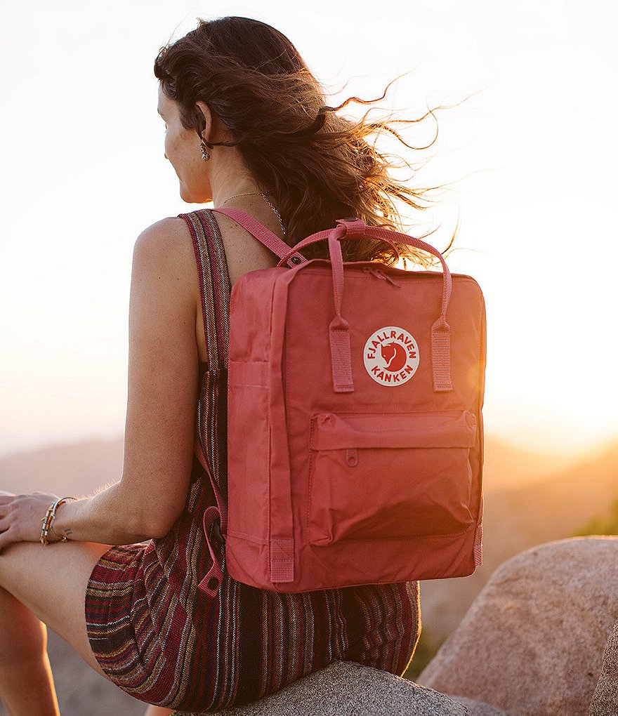 Fjallraven Kanken Water-Resistant Cotton Zipper Convertible Backpack