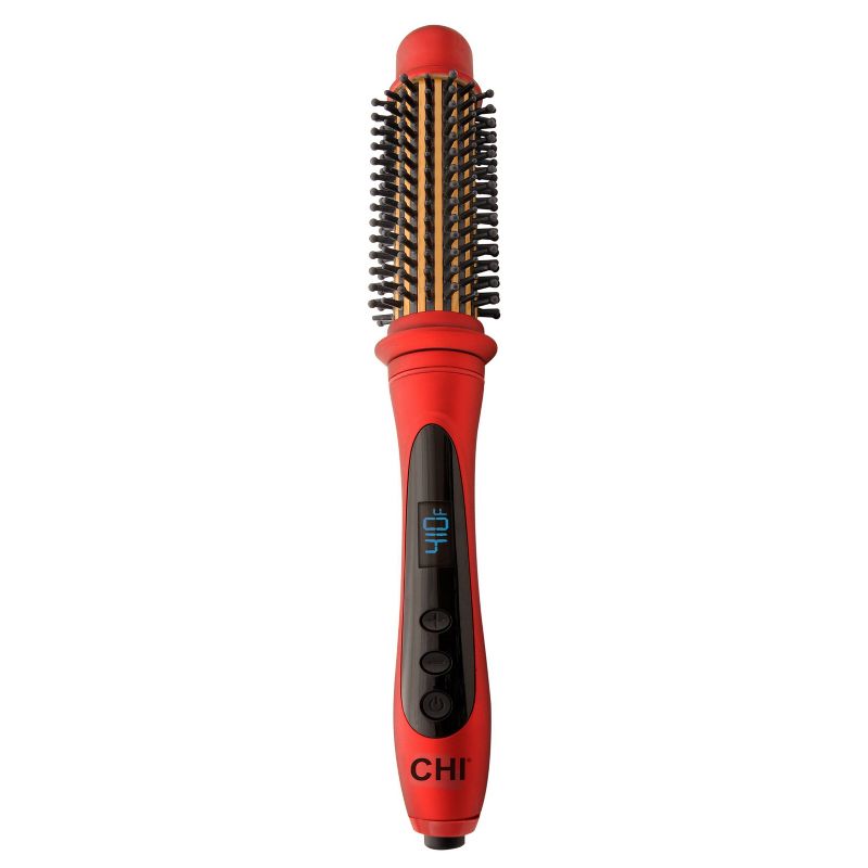 CHI  Amplitude Ceramic Heated Round Brush - 1.25" - Red