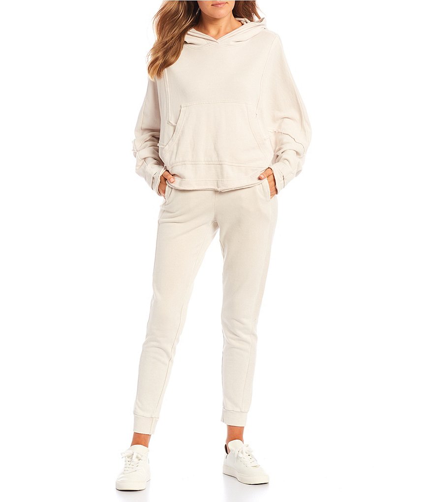 C&V Chelsea & Violet Coordinating Oversized Puff Sleeve Hoodie