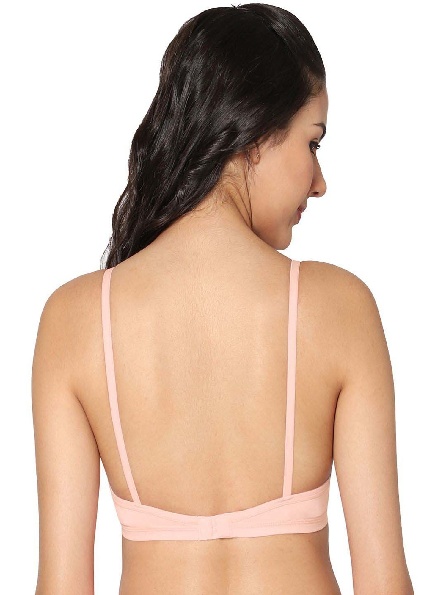 IN CARE Peach & Pink Cotton T-Shirt Bras - Pack Of 2