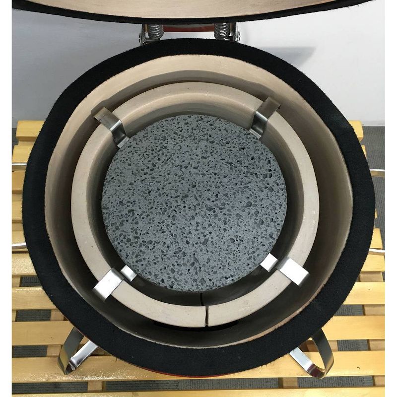 Vision I-CON 101 Electric and Charcoal Kamado Grill - Teal